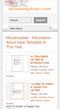 Mobile Screenshot of moutemplate.com