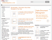 Tablet Screenshot of moutemplate.com